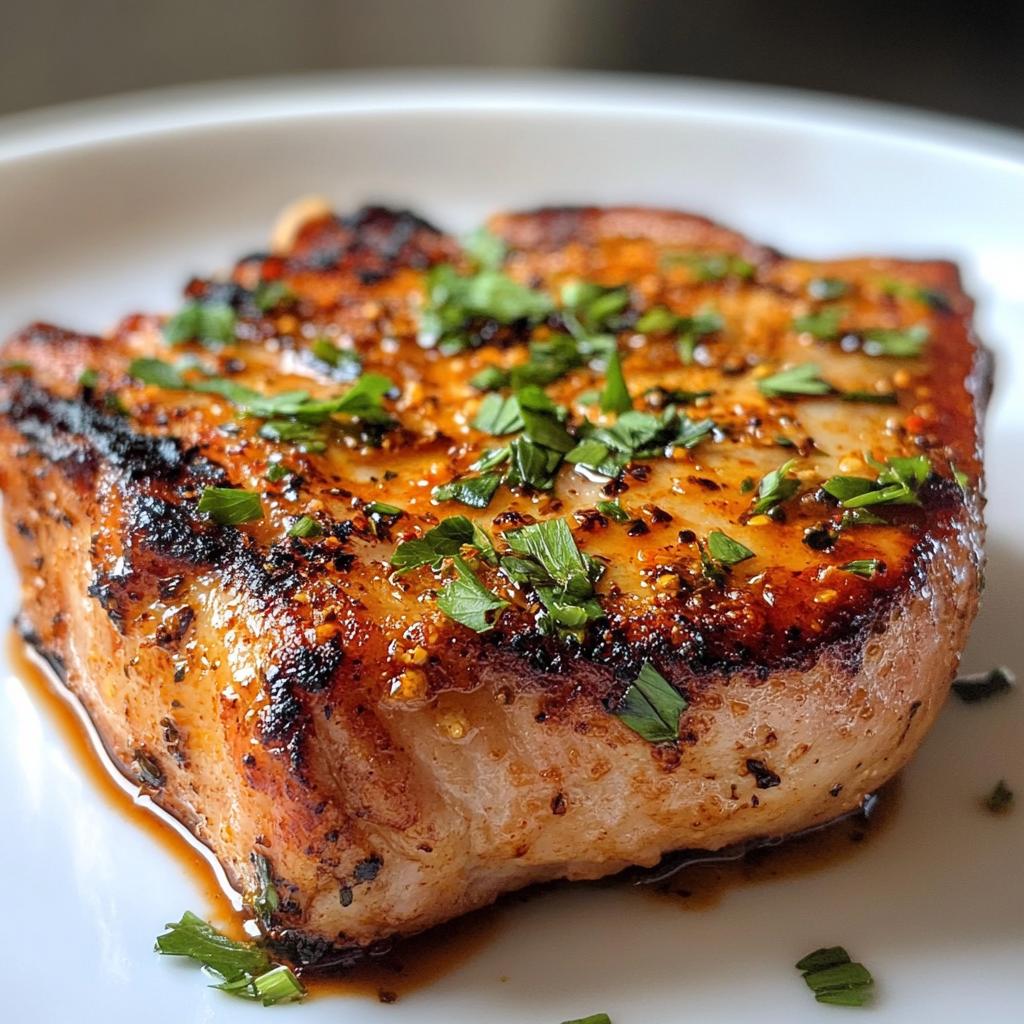 boneless pork chop in air fryer - detail 1