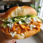 buffalo chicken sandwich air fryer
