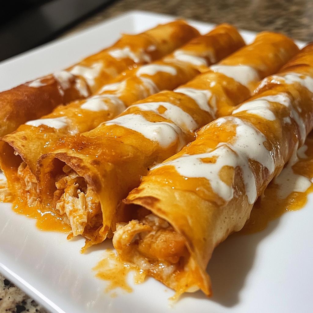 buffalo chicken taquitos air fryer