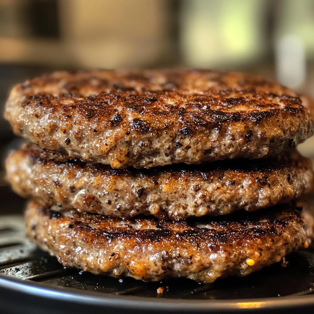 burger patties in air fryer