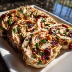 chicken cranberry pinwheels