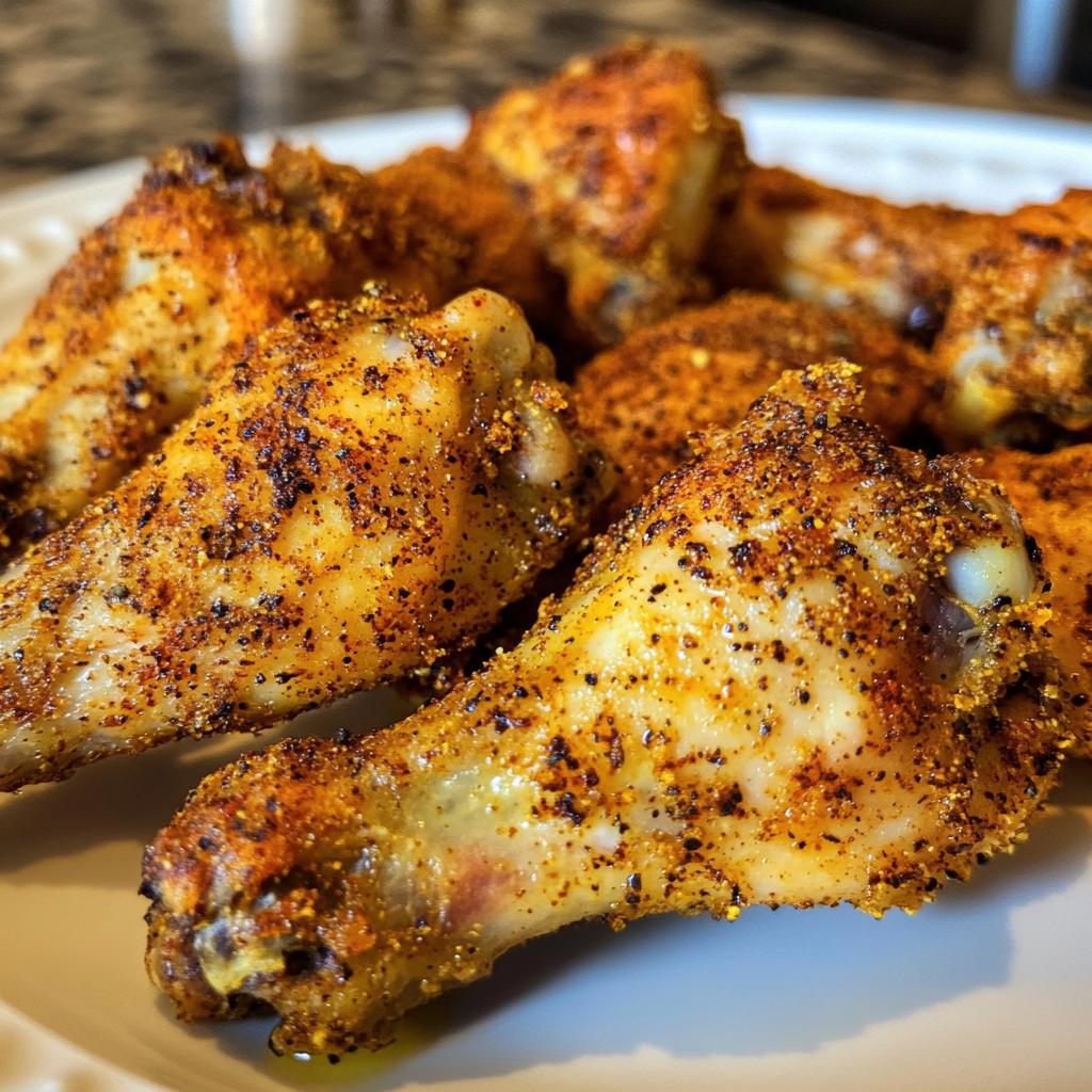 dry rub wings in air fryer