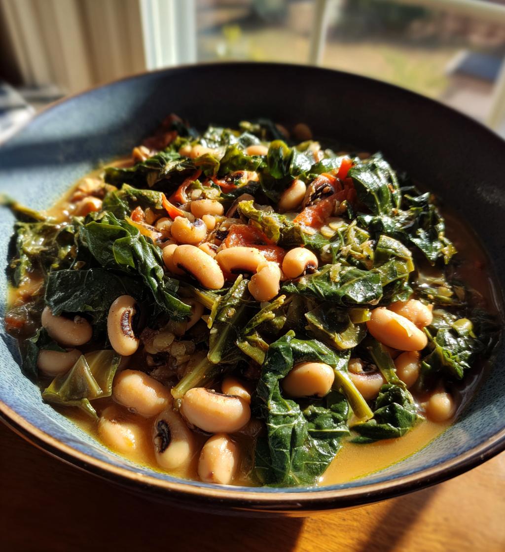 black eyed peas and greens recipe southern comfort