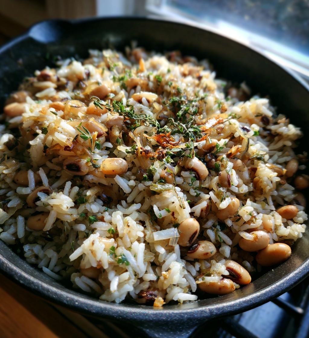 black eyed peas and rice recipe