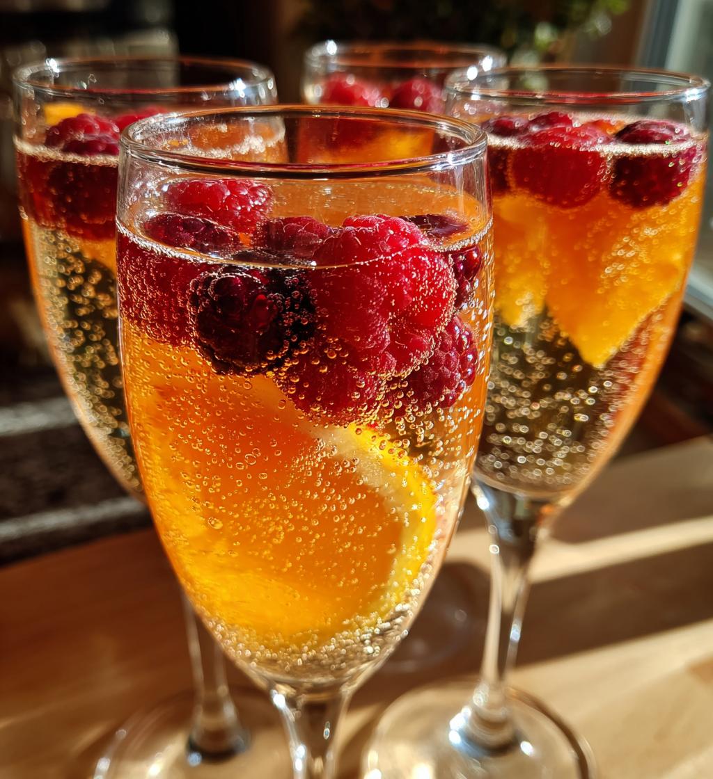 champagne new years drinks