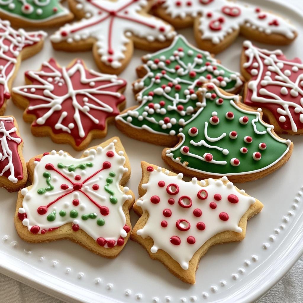 christmas cookies icing
