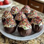 christmas covered strawberries