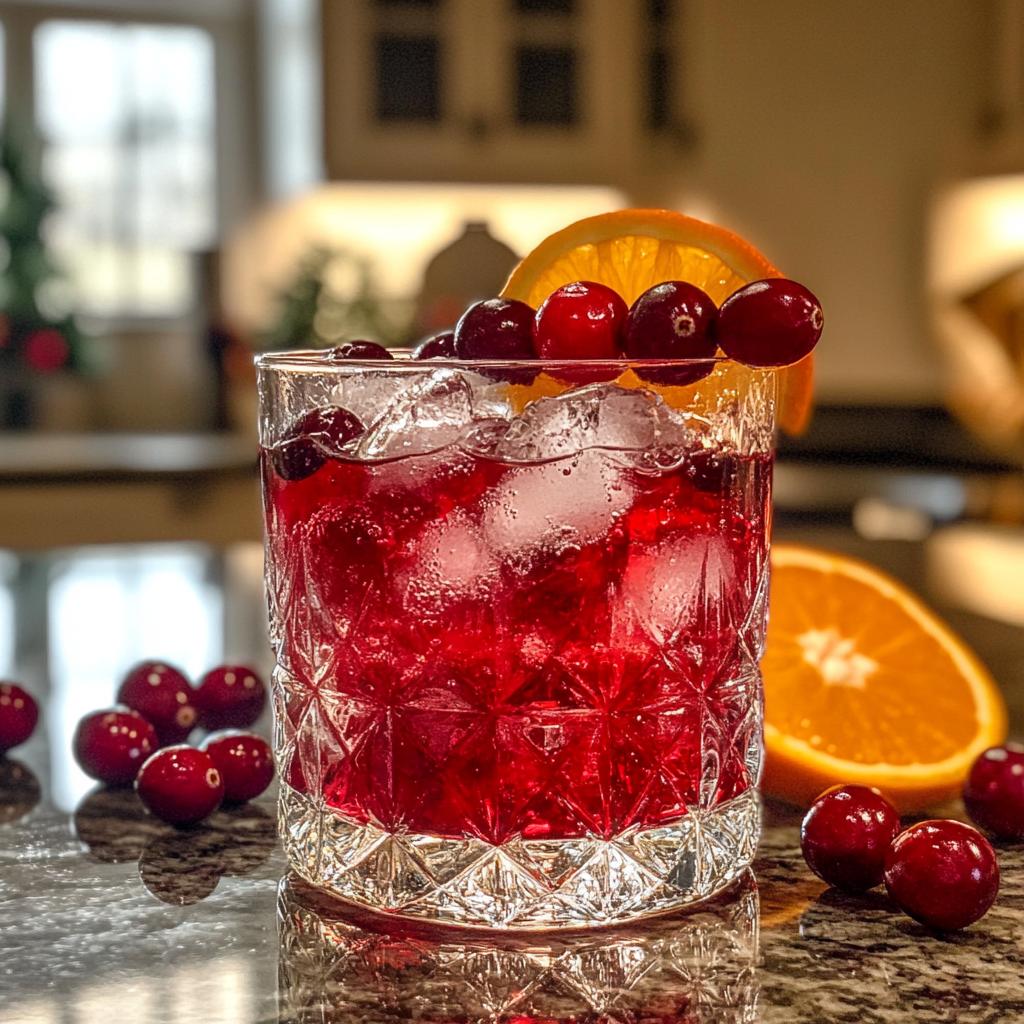 christmas cranberry cocktail
