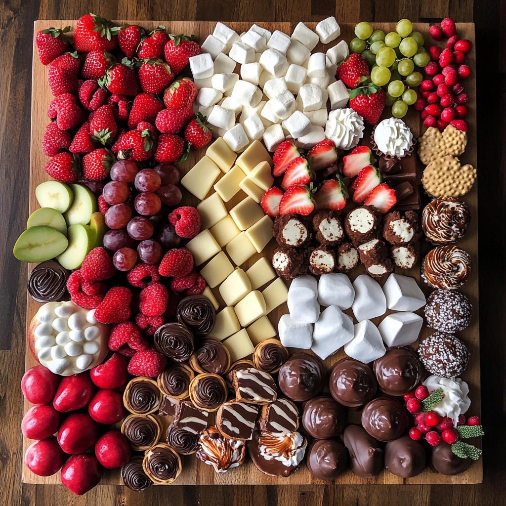 christmas dessert board
