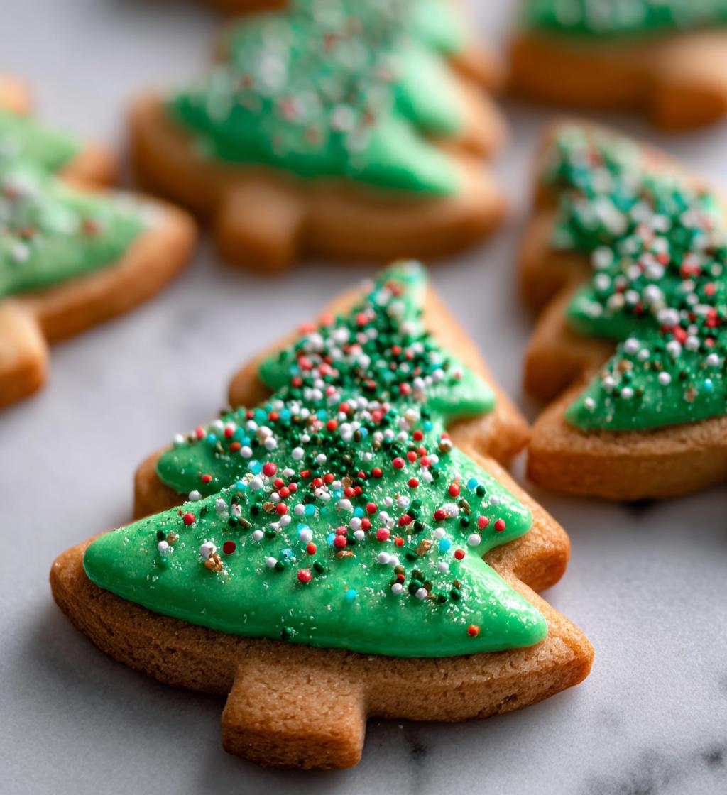 christmas tree cookies