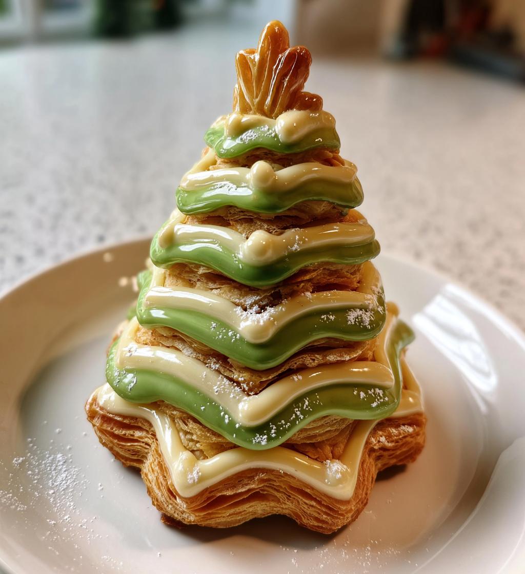 christmas tree pastry