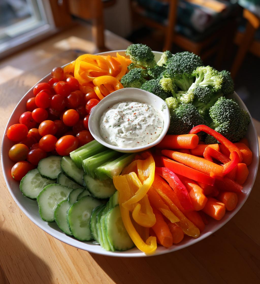 christmas veggie tray
