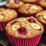 cranberry banana muffins