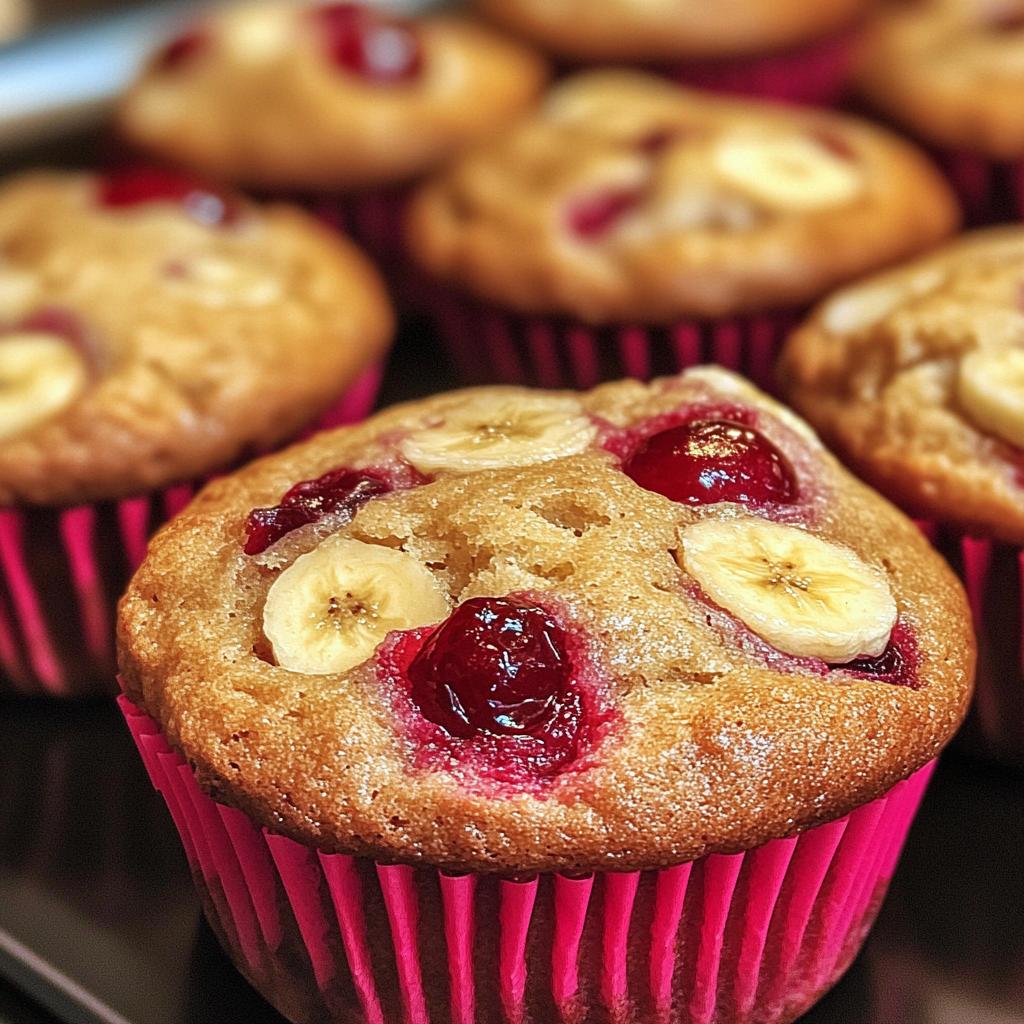 cranberry banana muffins
