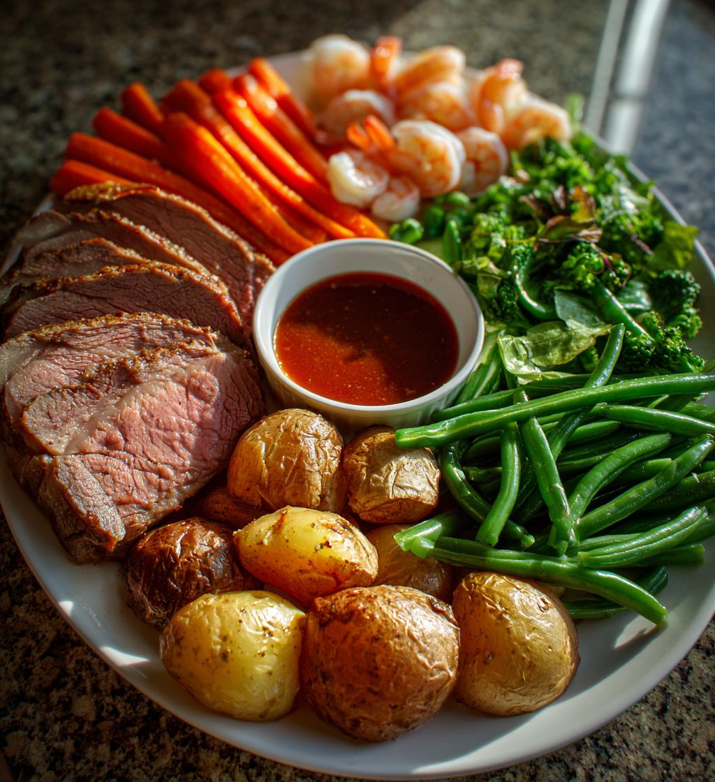 new years buffet food