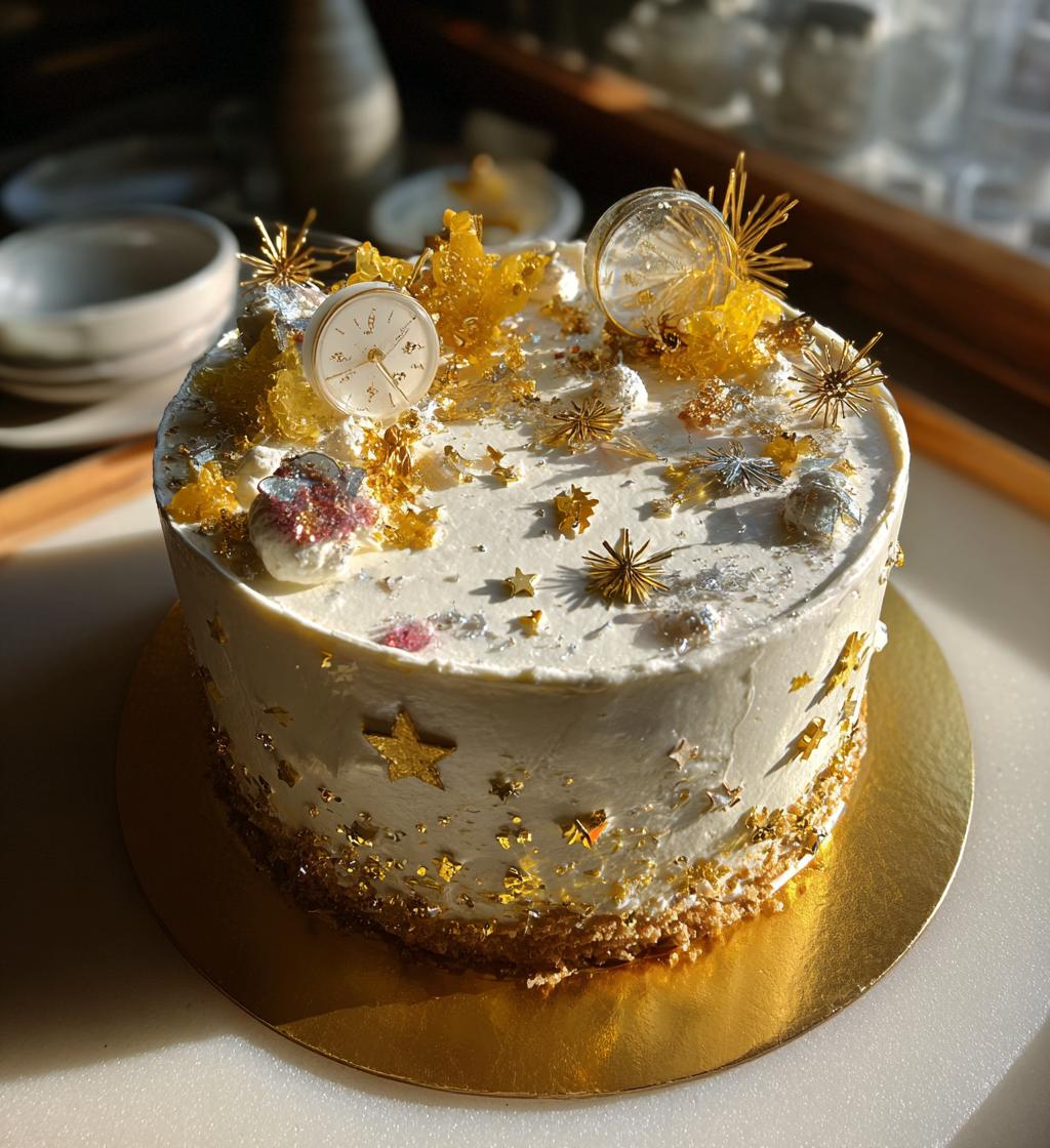 new years cake decorating