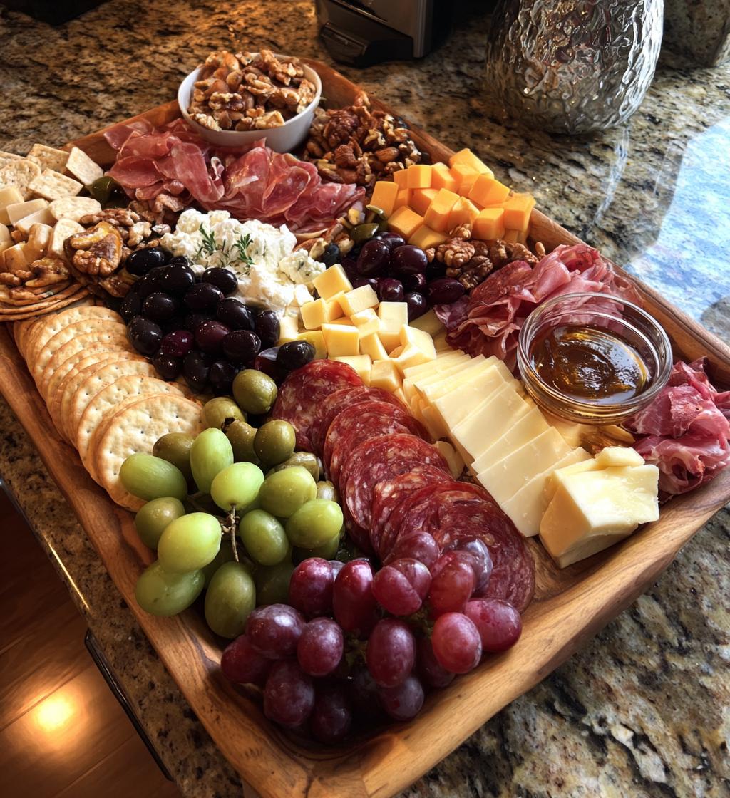 new years charcuterie board