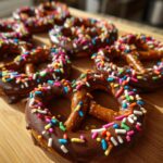 new years chocolate covered pretzels