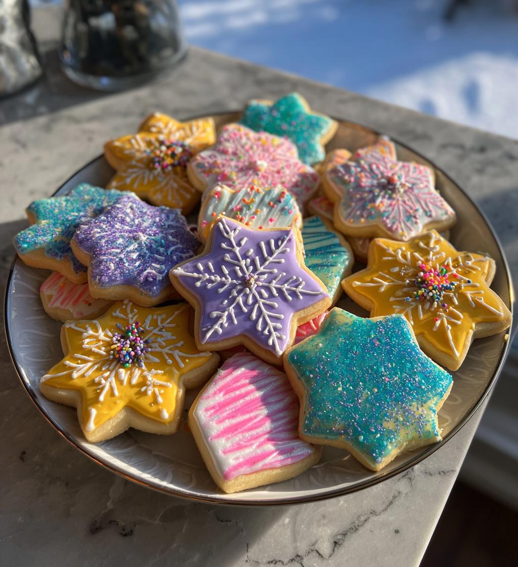 new years cookies decorated