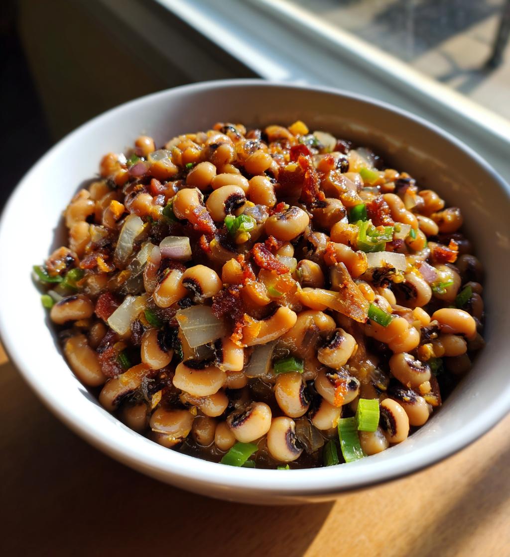 spicy southern black-eyed peas recipe